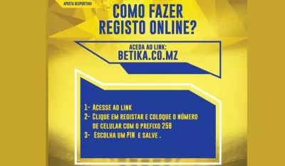 Como faz registo Betika